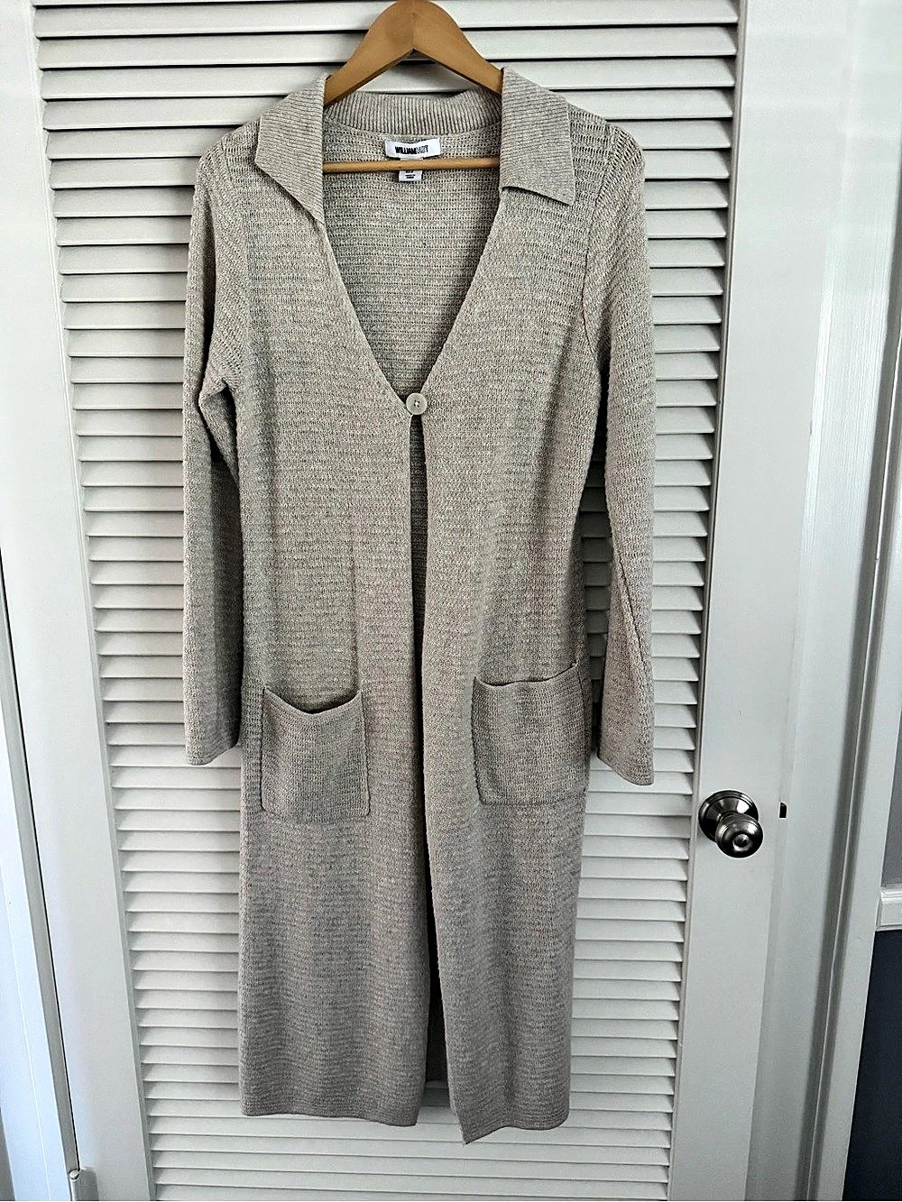 William Rast Taupe Duster Size Medium Like New❗️